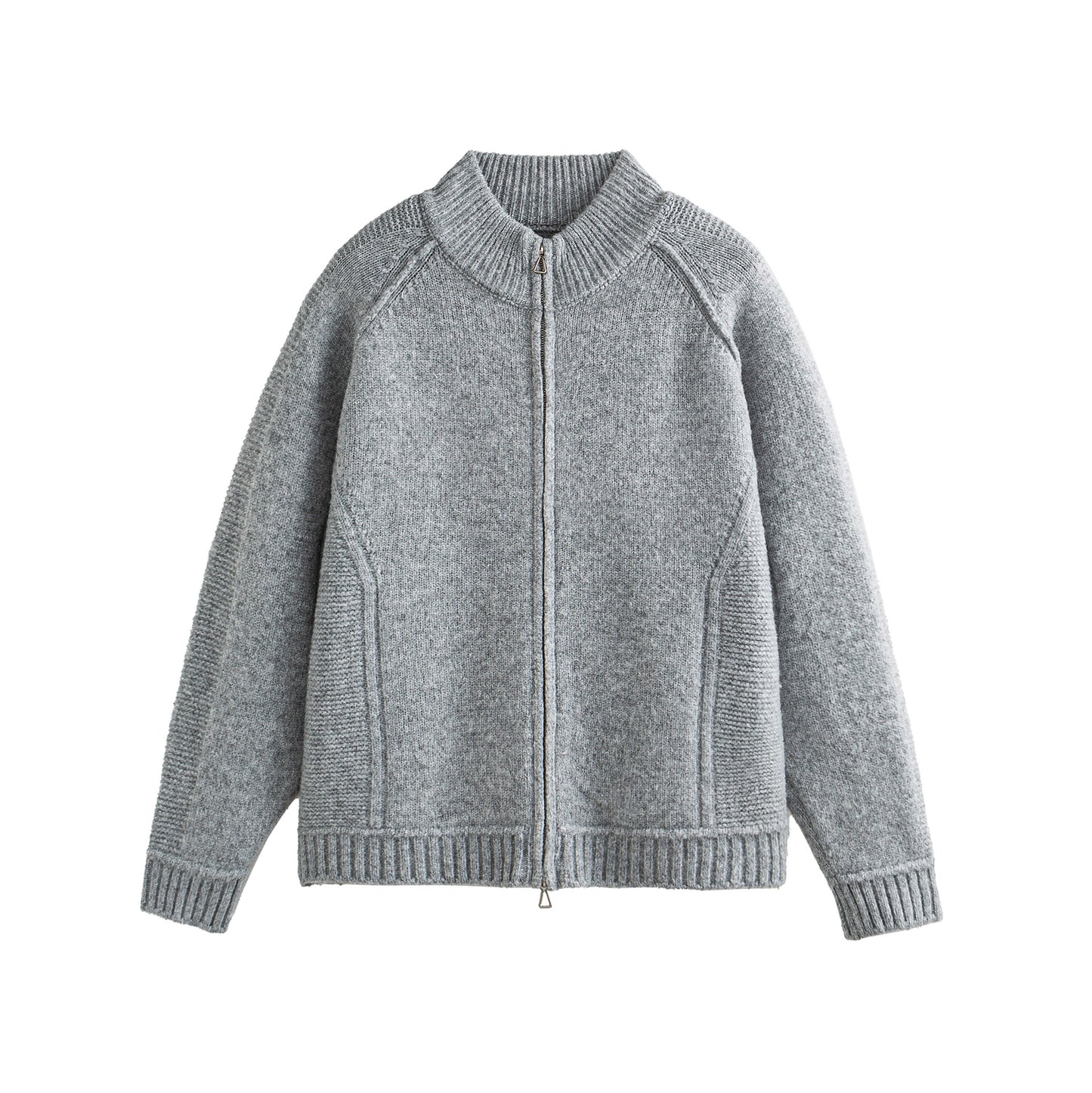 Deconstructed Patchwork Loose Casual Knit Cardigan Coat