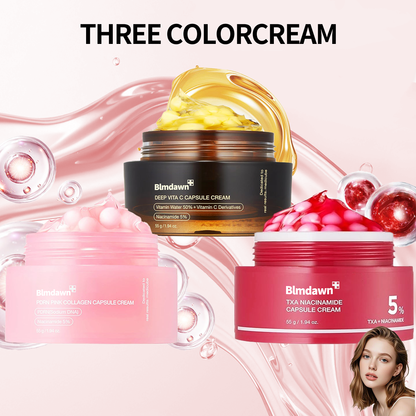 Capsule Cream SET for Glass Glow Skin