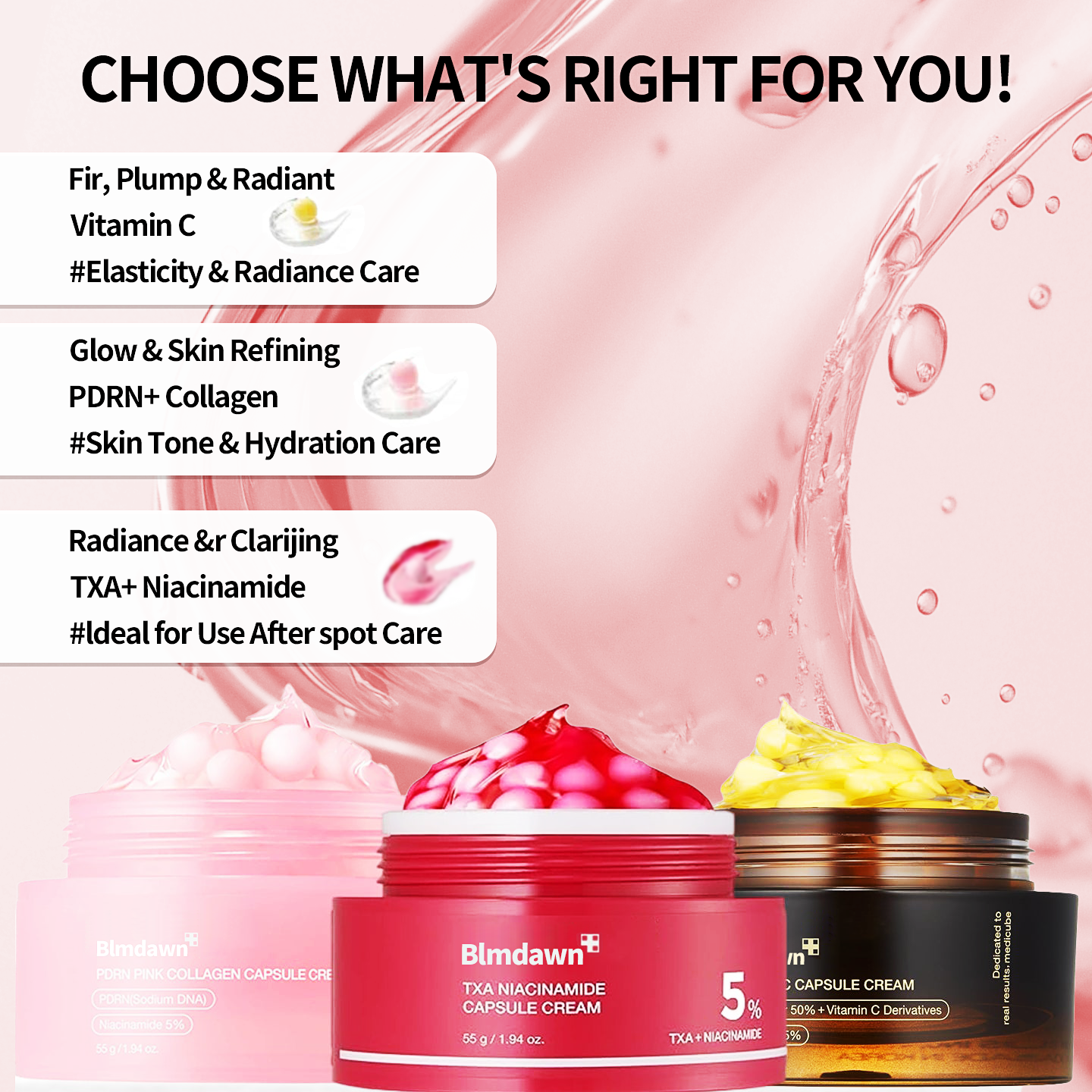 Final 3 Hours: 70%OFF🔥Mix & Match Boba Cream Set | Tiktok Viral Capsule Creams for Uneven Skin Tone, Glow Hydration, Korean Skincare, K-beauty